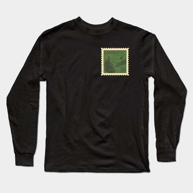 Cabeswater Stamp Long Sleeve T-Shirt by RockyCreekArt